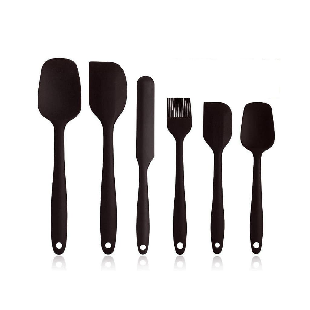 Kit Espátula com 6 peças de silicone alta qualidade