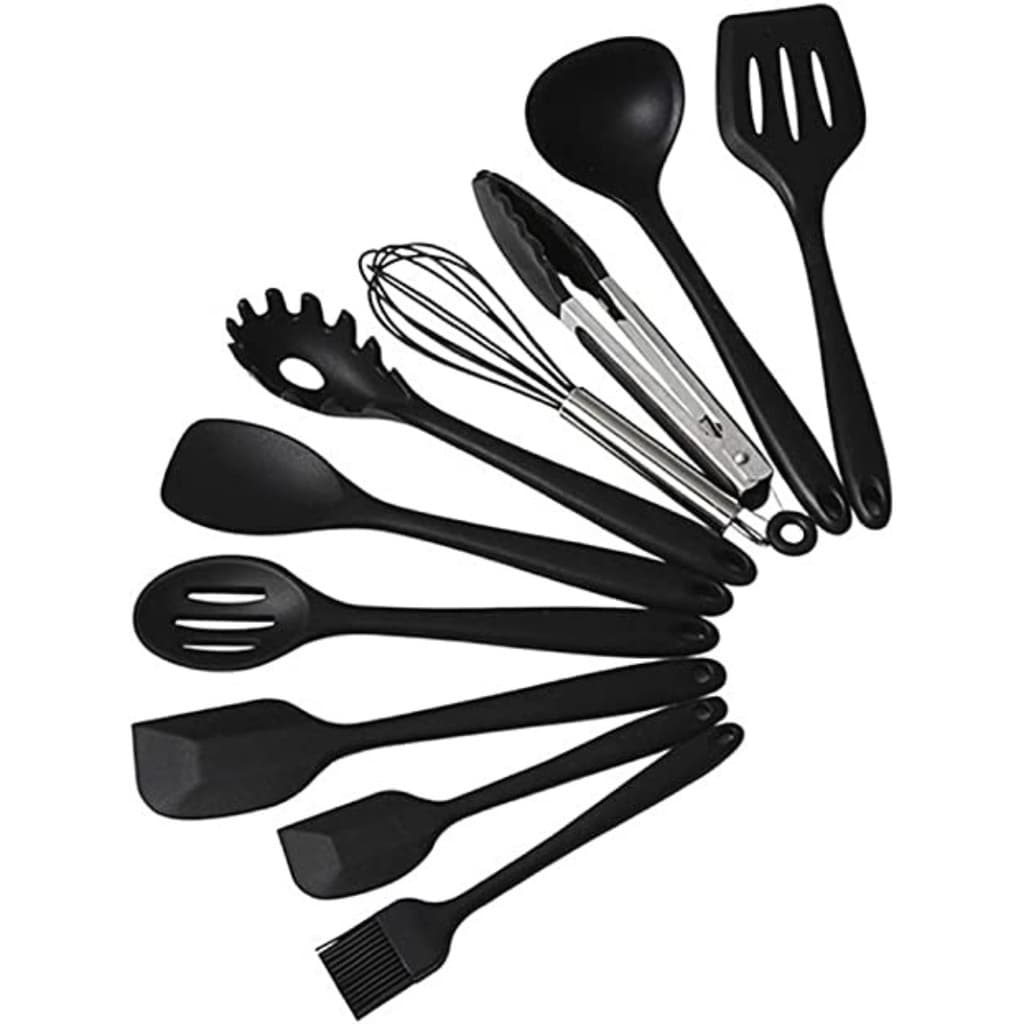 Conjunto Kit de Utensílios de Cozinha de Silicone Original - 10 peças Jogo Completo para Cozinha