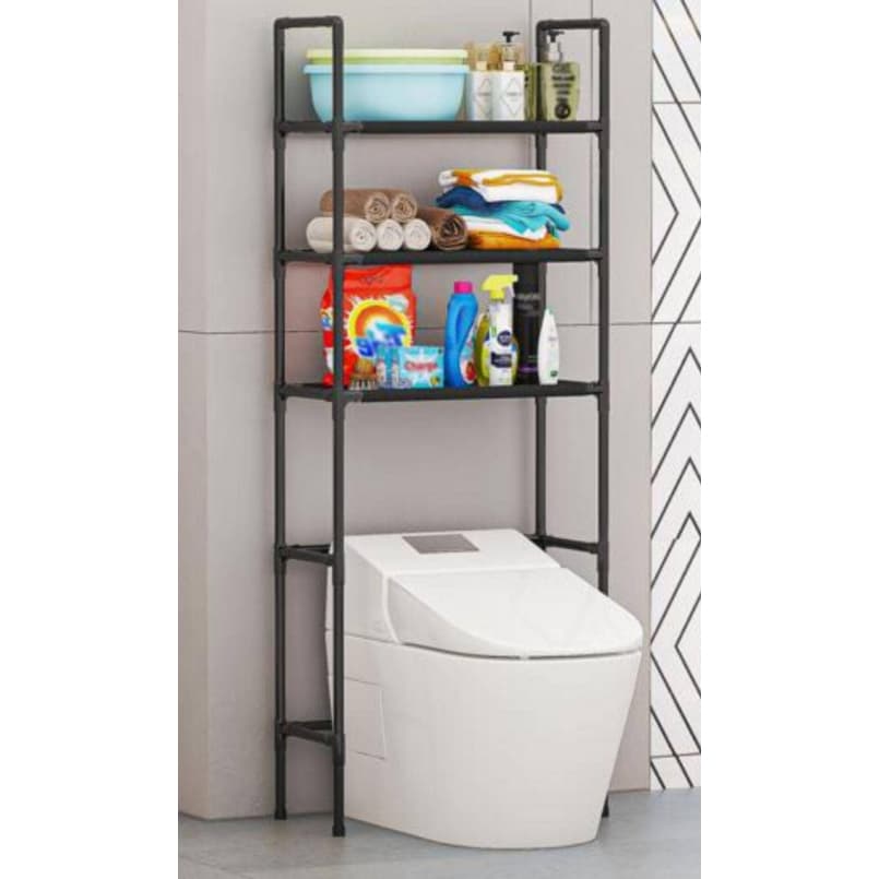 Estante Rack p Banheiro c Prateleiras Organizador