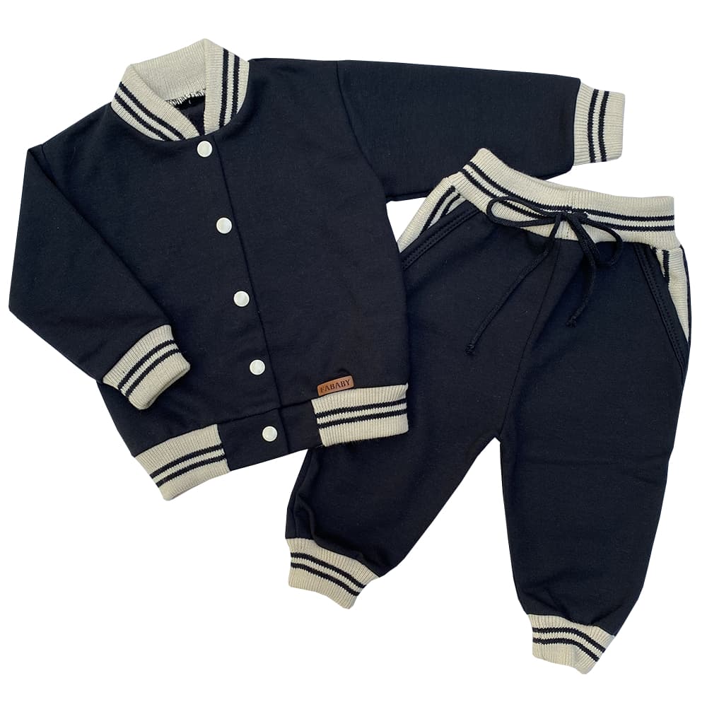 Conjunto Bebê Moletom FA BABY 0 a 12 Meses