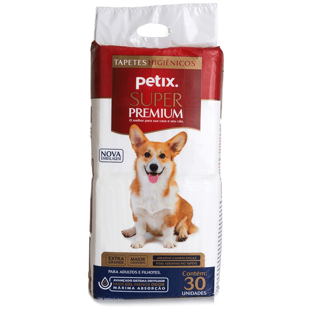 Tapete Higiênico Petix Super Premium - 30 Unidades