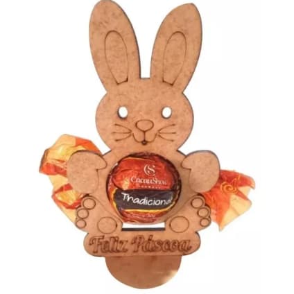 Kit 20 Porta bombom Páscoa coelho
