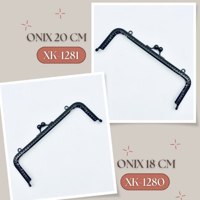 Fecho da Vovó Armação de Metal Retangular Alça Quadrada Para Bolsas de Crochê