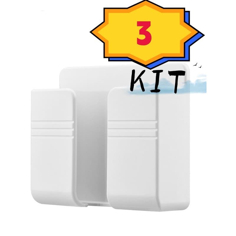 3 Suporte De Parede Multifuncional Design De Carregamento Caixa De Armazenamento Controle Remoto Promoção