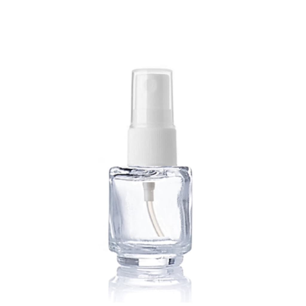 50 Frascos de vidro 5ml válvula spray branco para amostra de perfumes