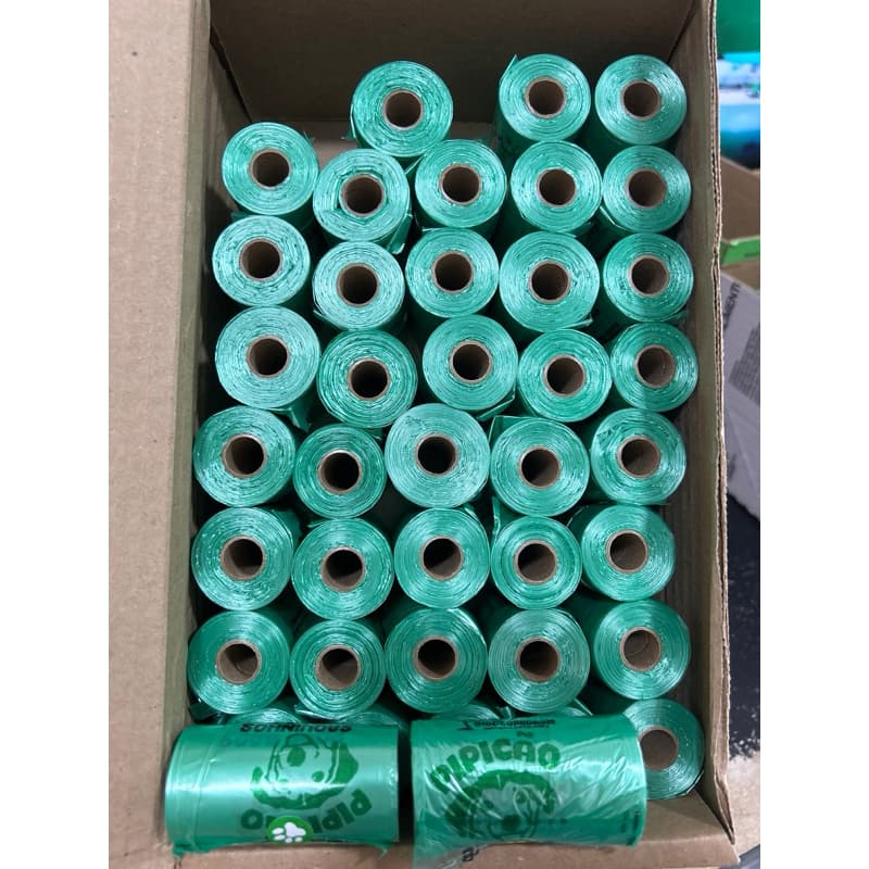 KIT 40 Rolos Cata Caca - 15 sacos por Rolo - Total 600 saquinhos