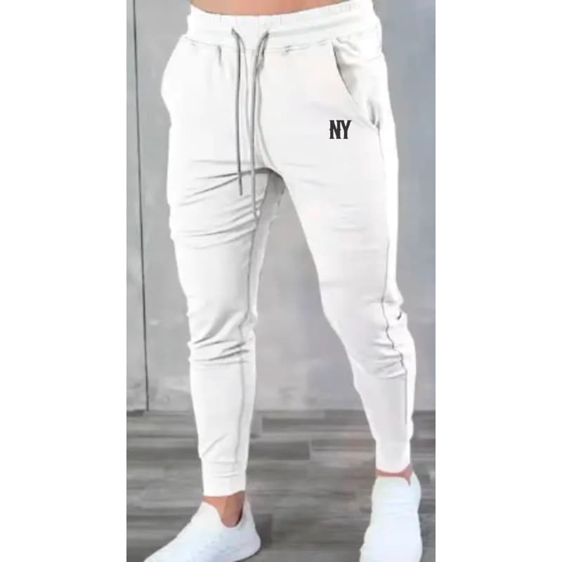 calça abrigo jogger ny malha estilosa passeio treino academia