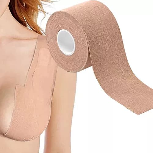 KIT 10 PCS Sutiã Rolo Adesivo Levanta Peito Seio Fita Invisível