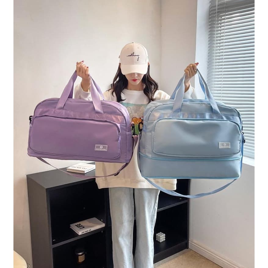 Bolsa Mochila Mala Expandível Maternidade Grande Capacidade À Prova D' Água Academia Viagem Esportiva 704 VT