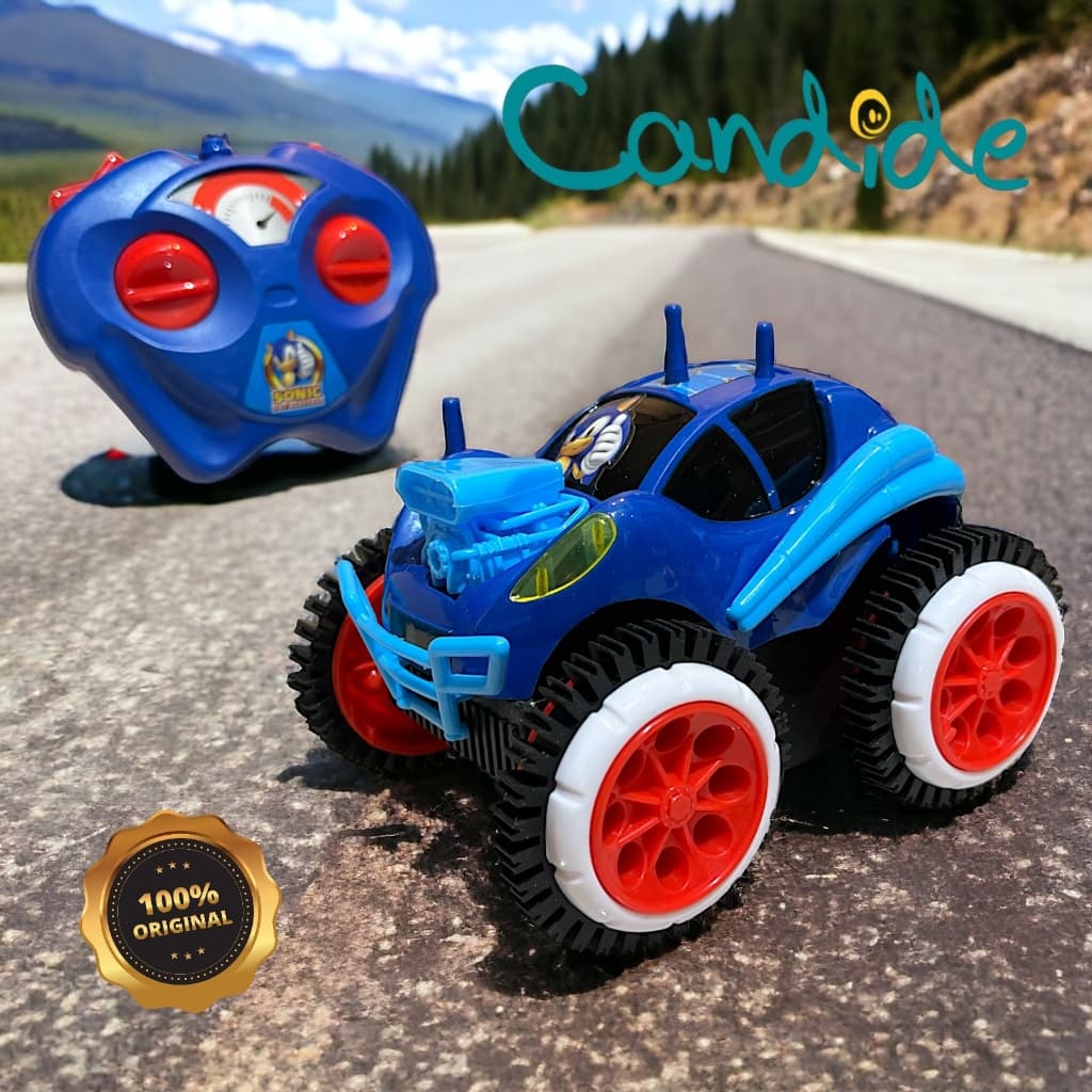 Carrinho Controle Remoto Tumbling Rush Sonic 27MHz Candide 3451