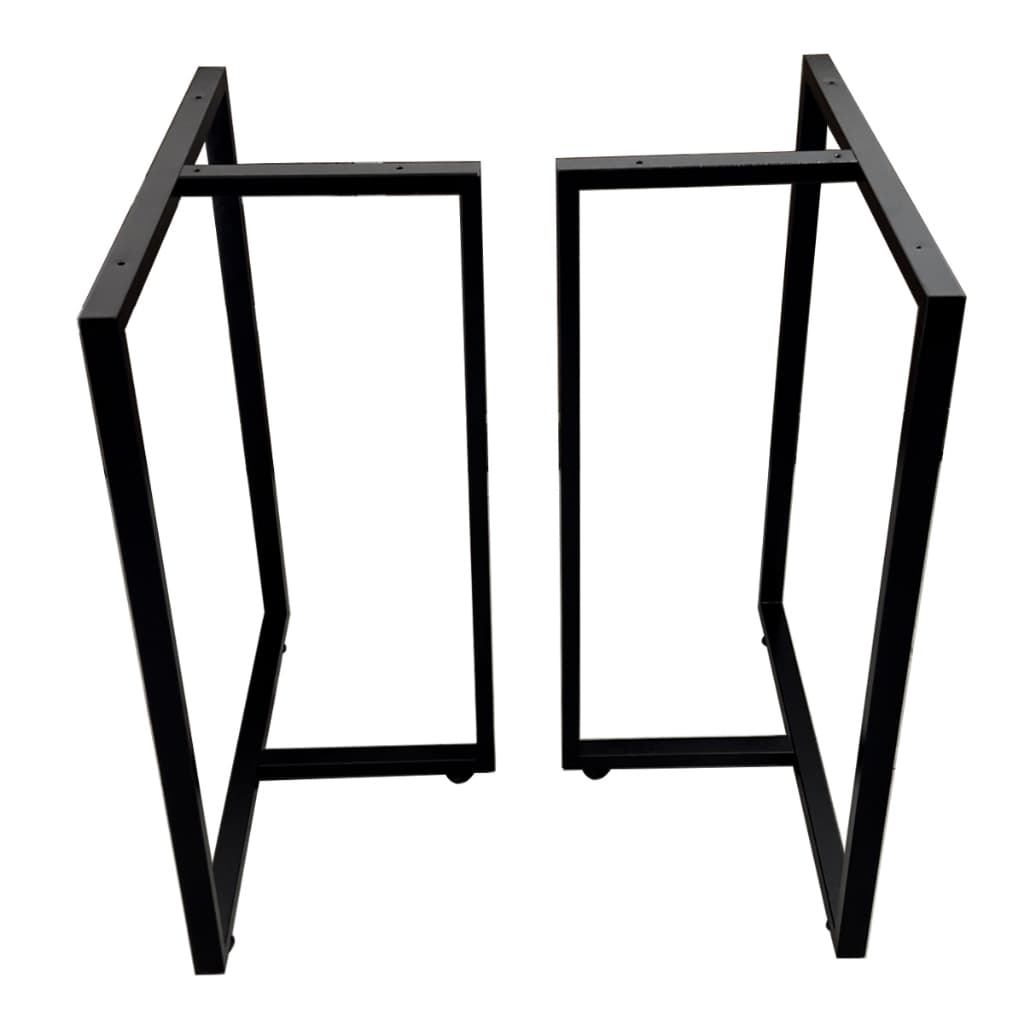 Pé de Mesa Estilo Industrial Moderna Modelo T 75 x 60 - 2Peças