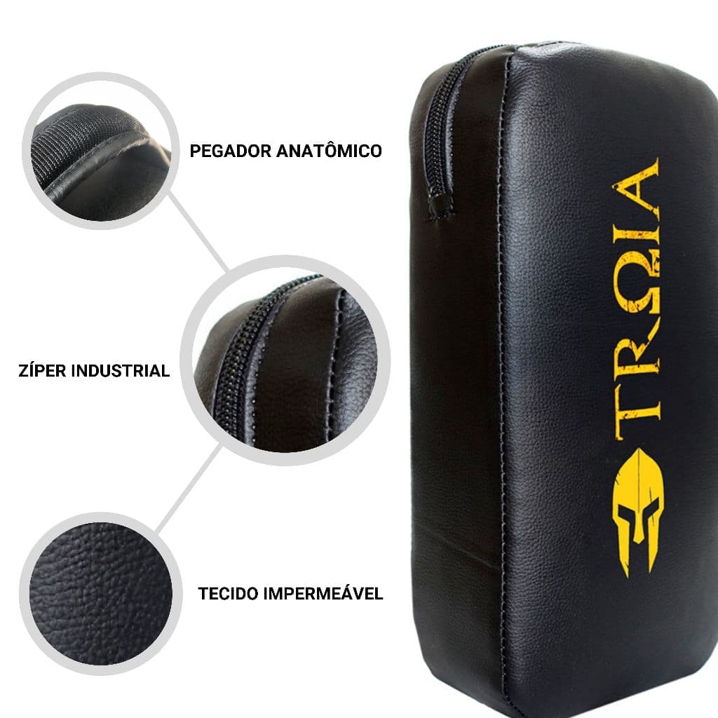 Aparador de Chute Thai Pad mma personal Treino em Academia ou em Casa Troia Unitário