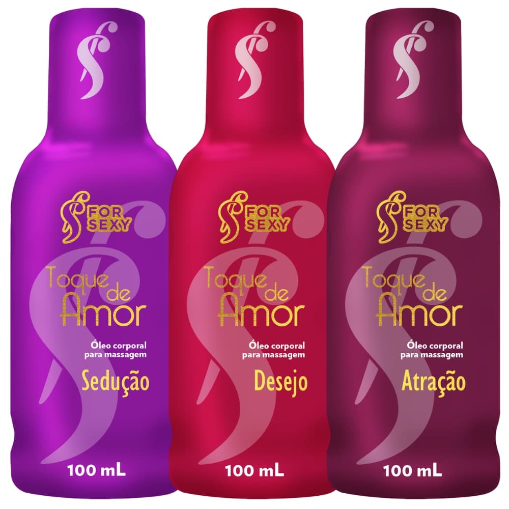 Óleo Para Massagem Toque do Amor 100ml For Sexy