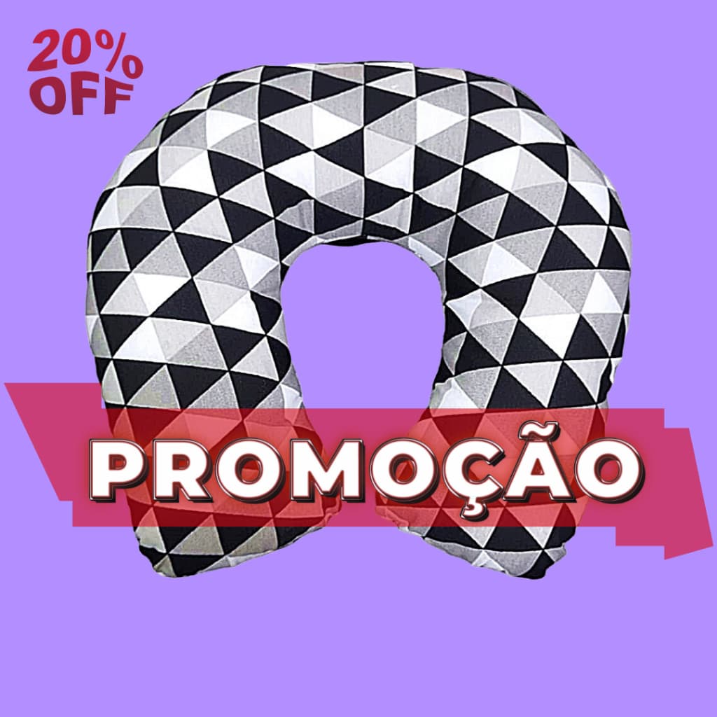 Almofada Travesseiro Protetor P/ Pescoço Leitura, Viagem ou Descanço