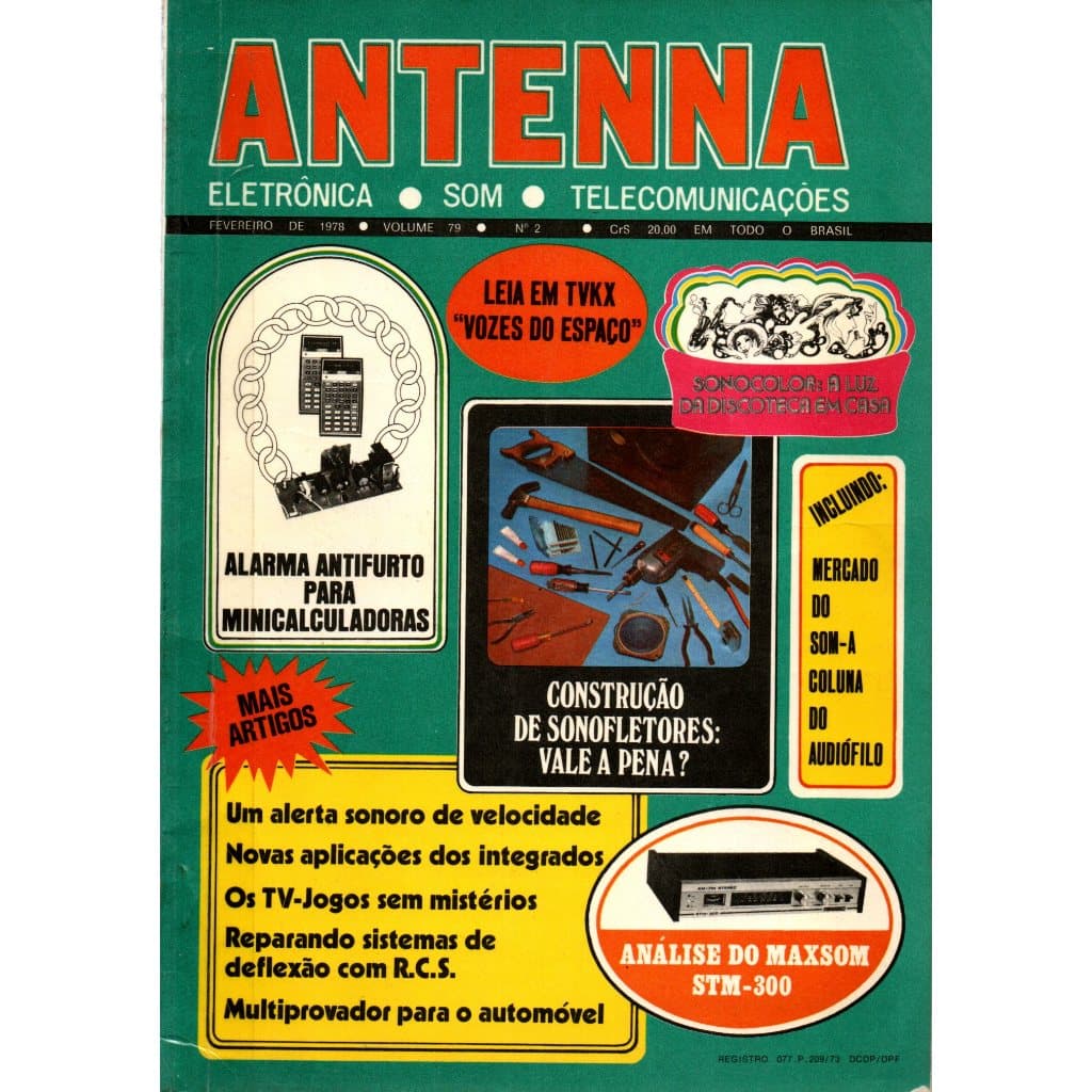 Revista Antenna, Fevereiro De 1978, Volume 79, Nº 2