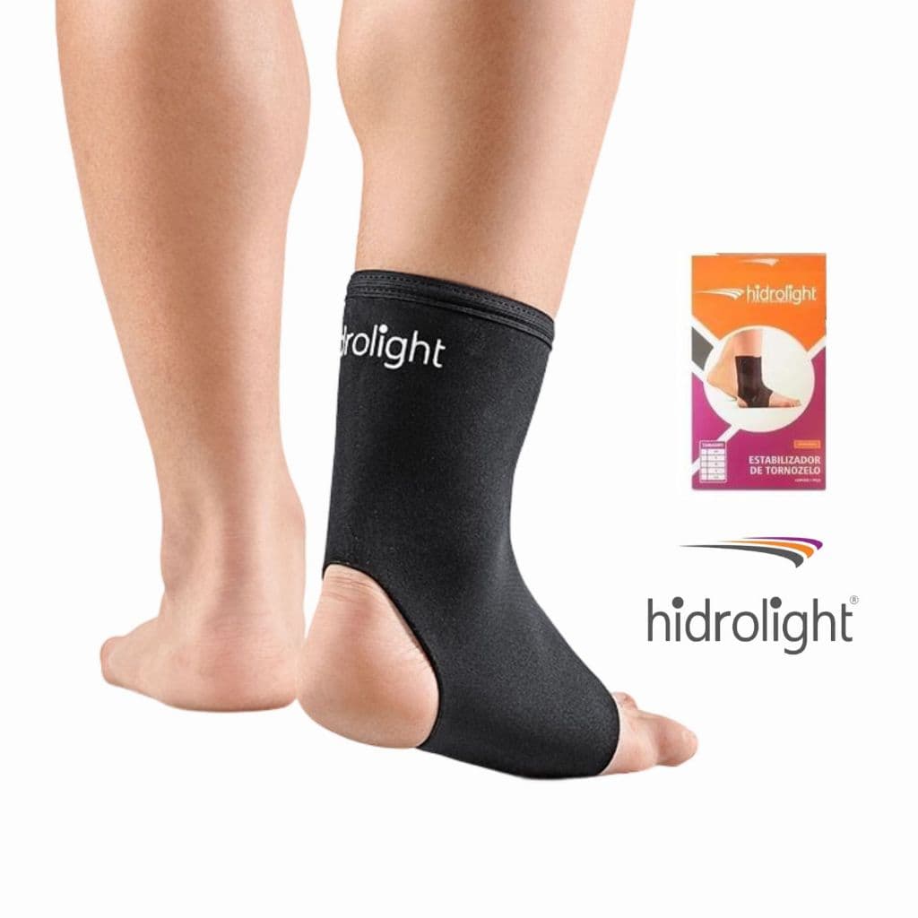 Tornozeleira Estabilizador Ortopédica Cano Curto Compressão Tornozelo Prática Esport Treino Academia