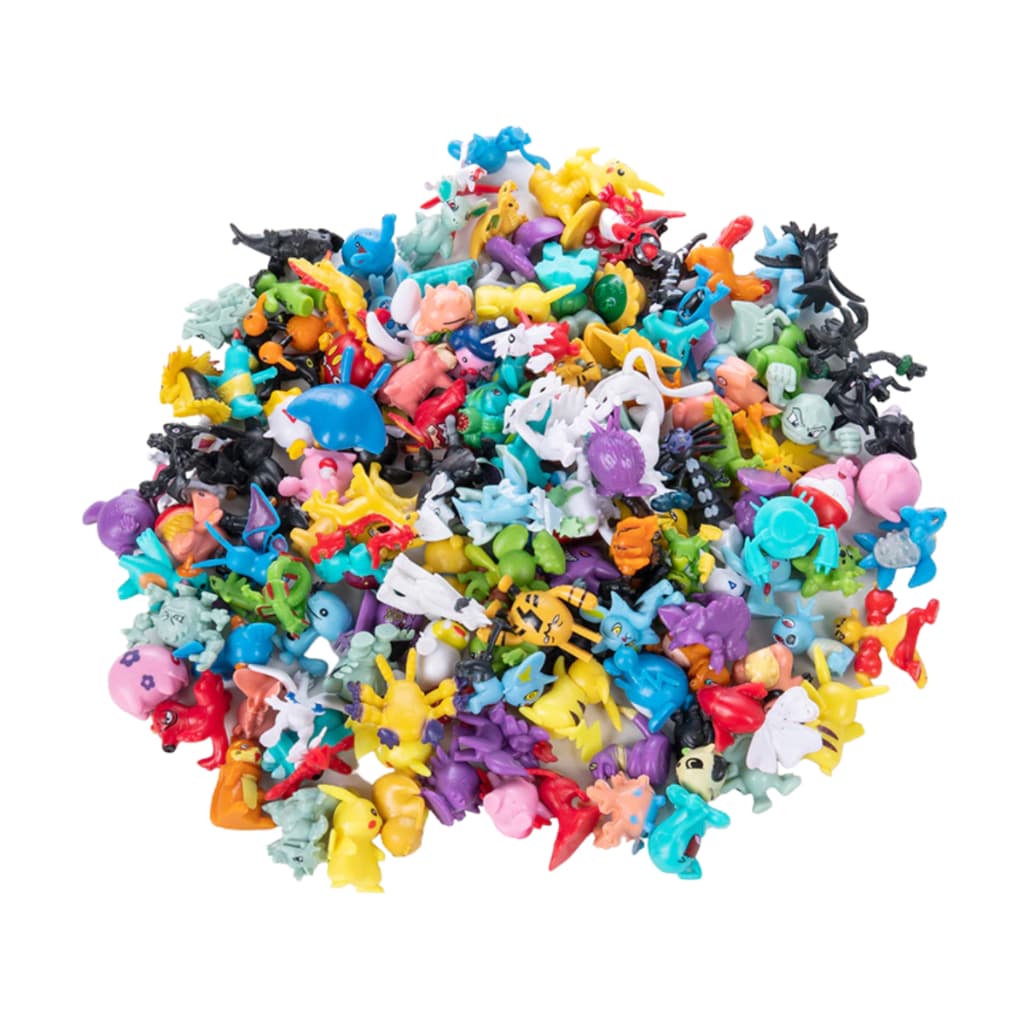Kit 48 Miniaturas Pokémon Unite Go Sem Repetições Sortidos Colecionáveis Desenhos Para Brincar