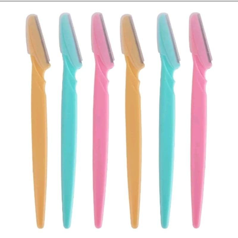 Kit 6 Navalhas para Aparar Sobrancelha/Axila/Removedor de pelos