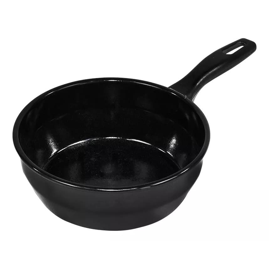 Frigideira Funda De Ferro Esmaltado Indução 20cm Roa