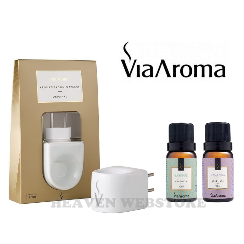Aromatizador - Essência - Kit - VIA AROMA - ESCOLHA O SEU - Difusor Aromaterapia
