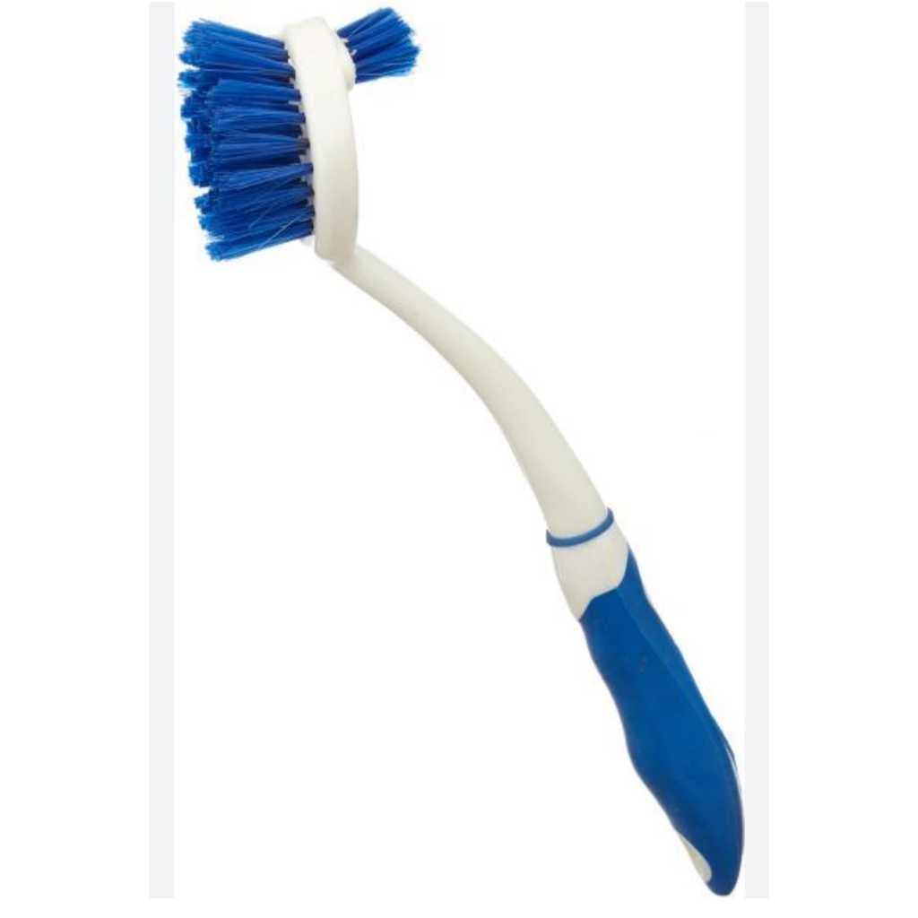 Escova Multifuncional Dupla Face para Limpeza de Lavatórios e Pias