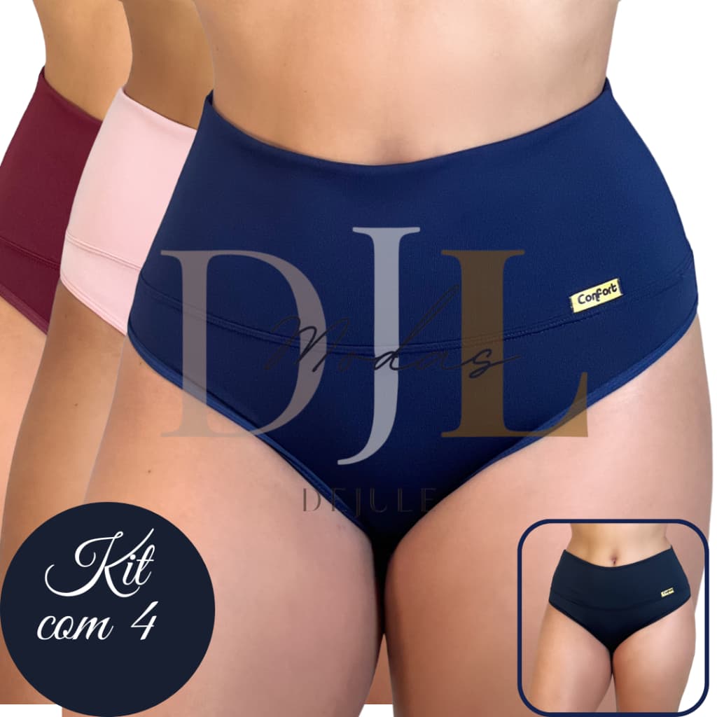 KIT cinta calcinha pala compressão pós parto cós djl