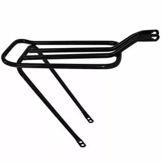 Garupa Bagageiro Tubão Traseiro Preto Para Bicicleta Bike Aro 20 24 26