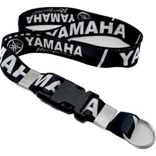 1 Chaveiro Yamaha Cycles Moto Cordão PRETO "revs your heart"