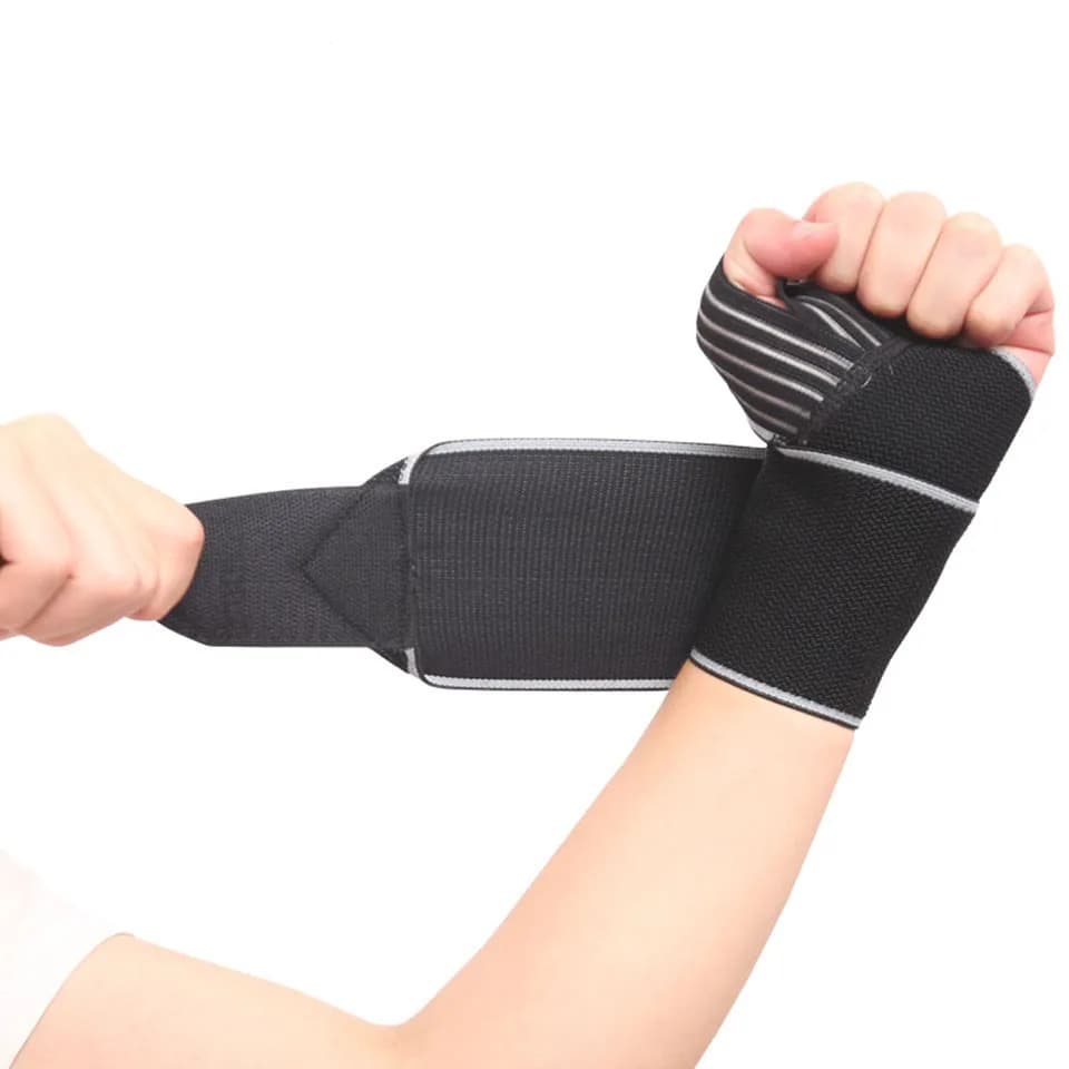 Munhequeira de Compressão Faixa Ajustável Alivia o Cansaço Dores Musculares e Tendinites Ortopédica