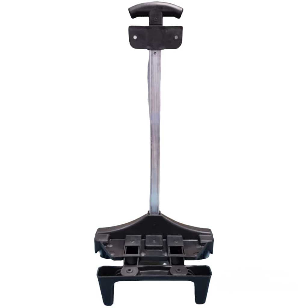 Suporte Carrinho para Mochila de 43 a 48cm com Haste Alumínio e Rodinhas de Silicone