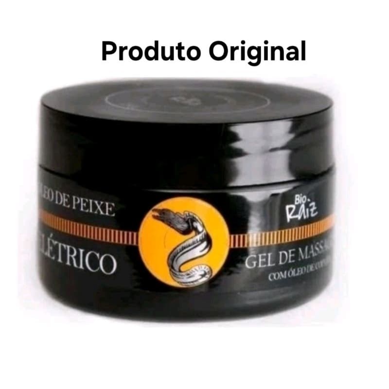 kit 2 unidades gel de massagem peixe elétrico.