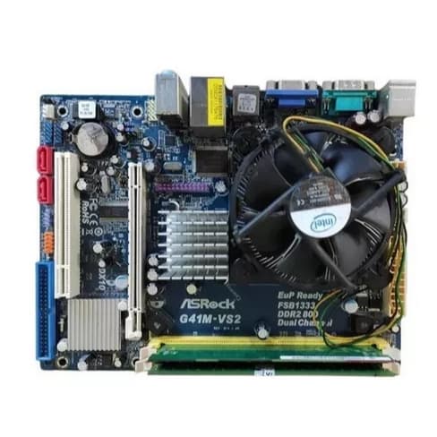 KIT PLACA MÃE 775 DUAL CORE/CORE 2 DUO 2GB/DDR2