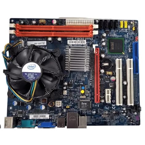 KIT PLACA MÃE 775 DUAL CORE/CORE 2 DUO 2GB/DDR2