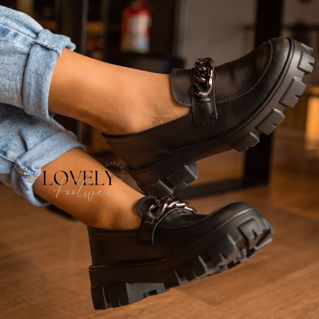 Sapato Mocassim Feminino Fosco Tratorado Super Confortável Promoção Imperdível