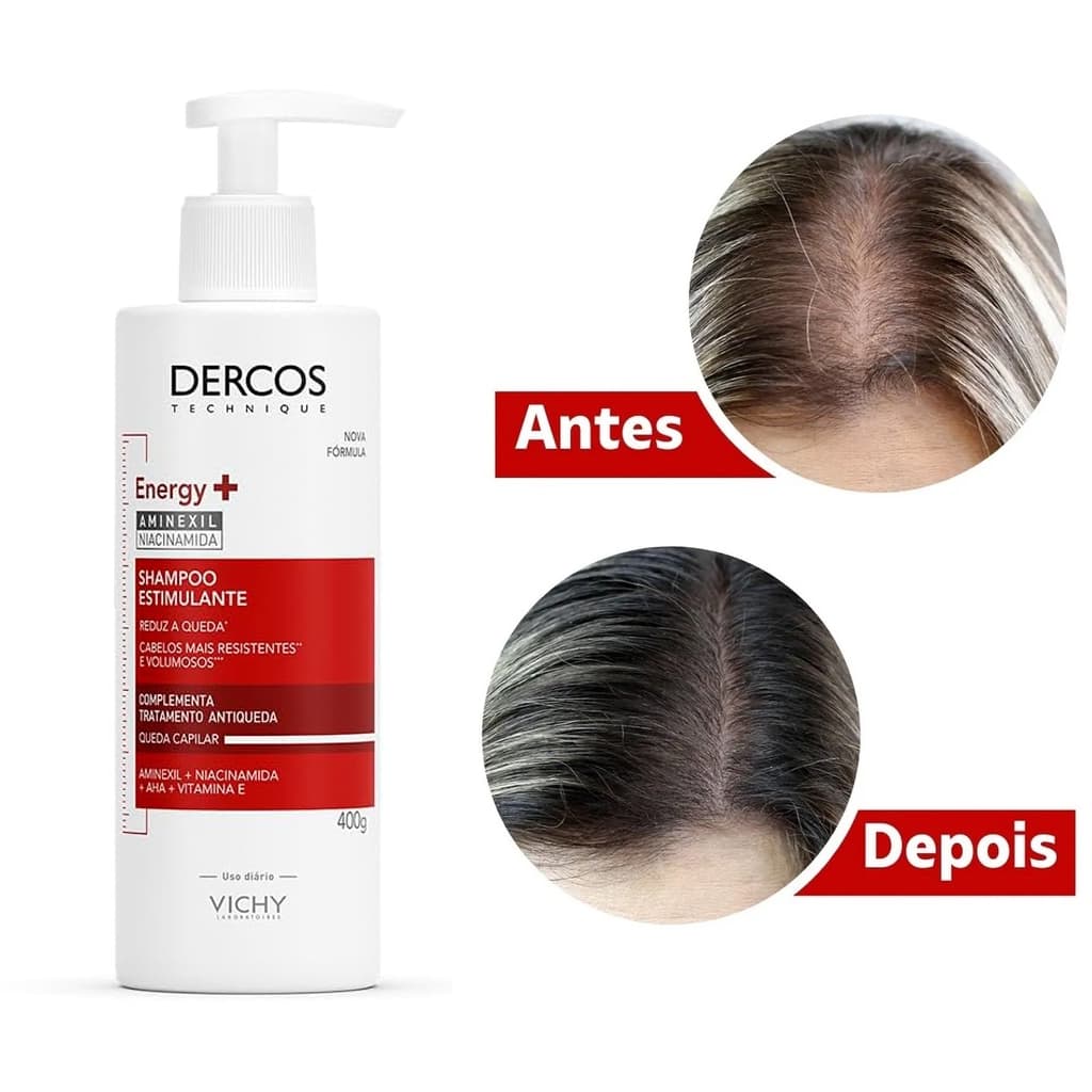 Shampoo Estimulante Vichy Antiqueda Dercos Technique 400G