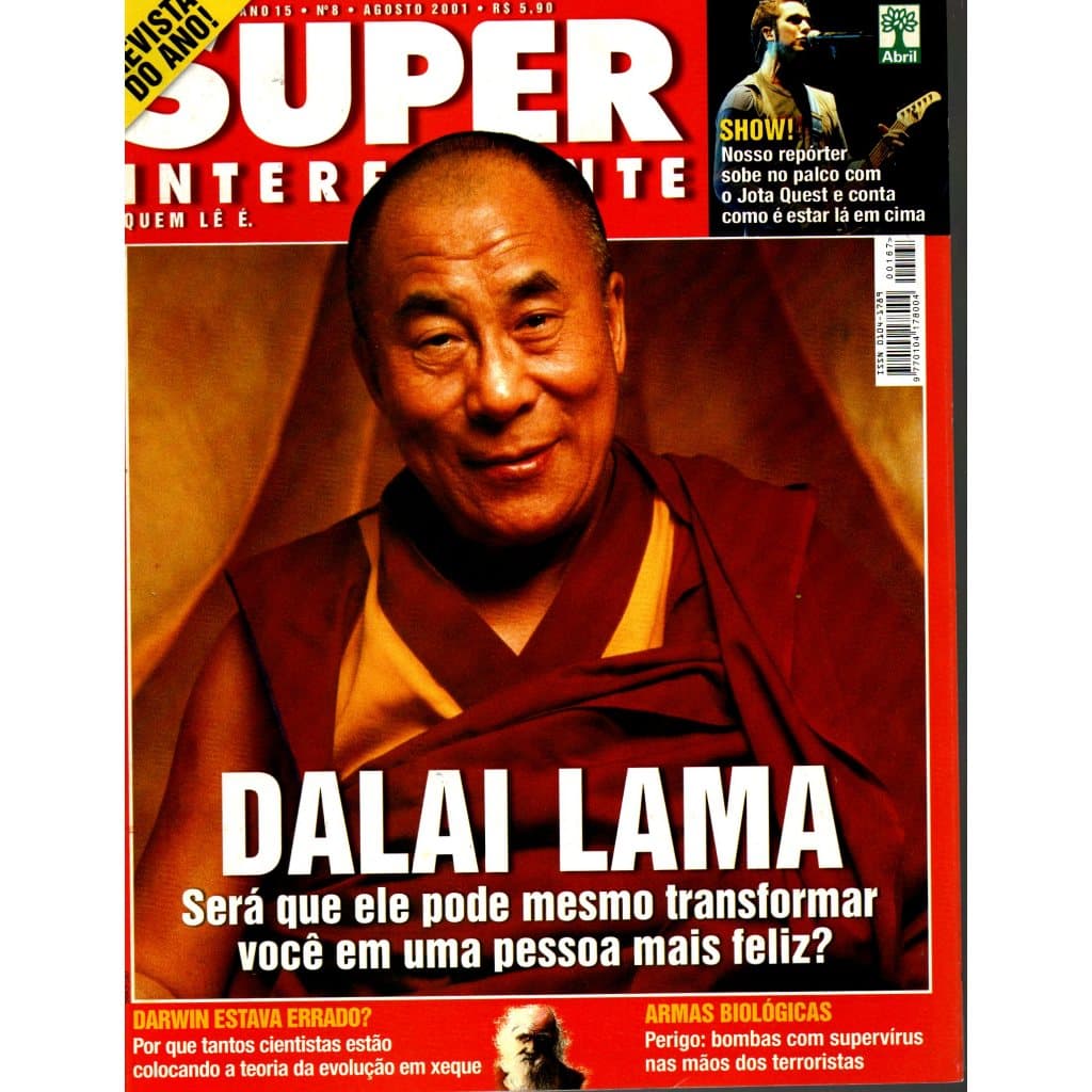 Revista Super Interessante, Ano 15, Nº 08, Agosto De 2001