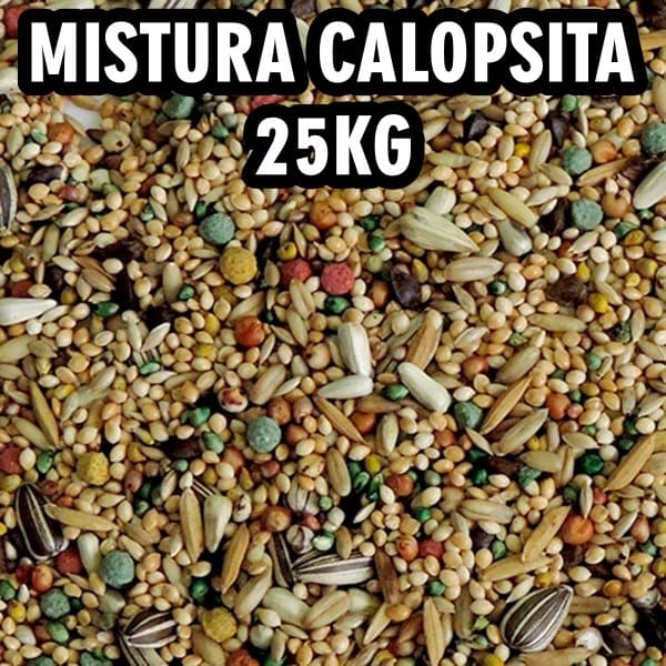 MISTURA PARA CALOPSITA, PERIQUITOS E AGAPORNIS 25KG