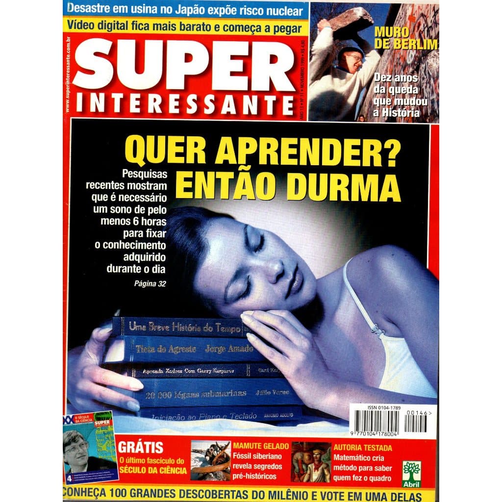 Revista Super Interessante, Ano 13, Nº 11, Novembro De 1999