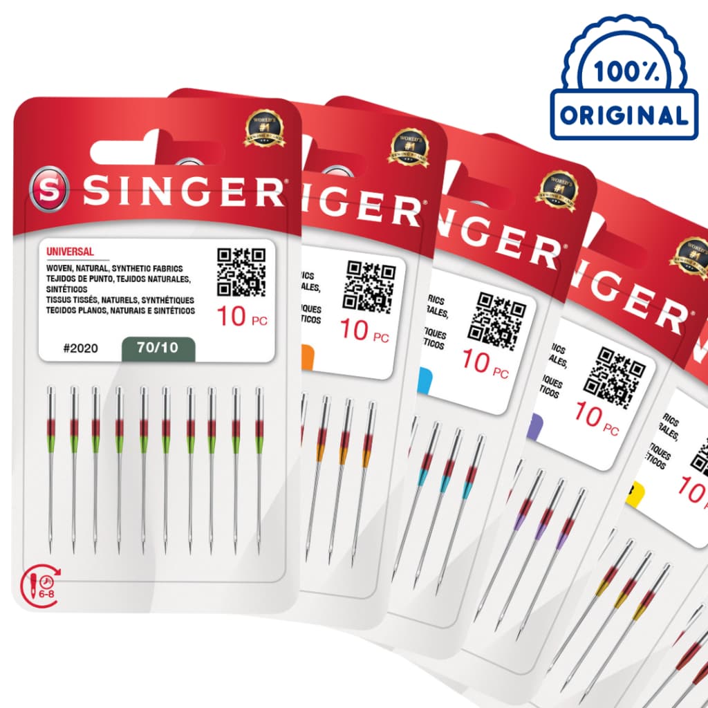 Agulha Singer 2020 -  máquina de costura doméstica caseira - universal comum tecido de algodão