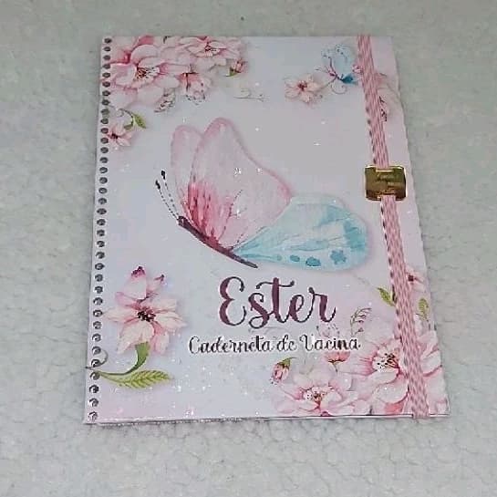Capa Personalizada + Espiral para caderneta de Vacina