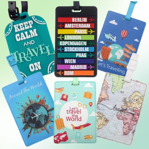 1 Tag de Silicone Premium Etiqueta de Bagagem - P/ Malas Mochilas Bolsas