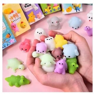 Kit 20 Squishy Bichinho Mochi Macio De Apertar super fofo