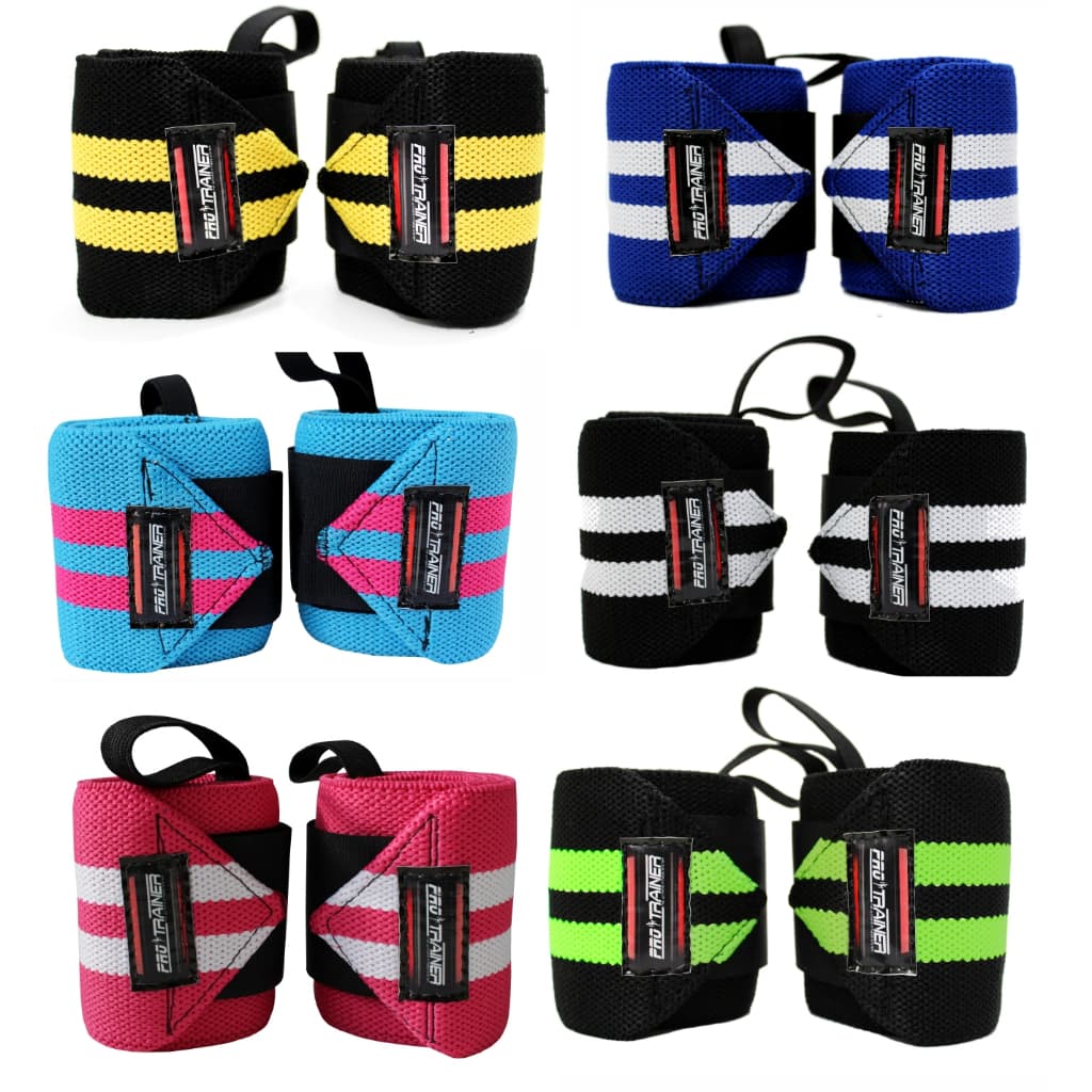 Kit 10 Munhequeiras Profissionais Atacado Esporte Pulso Proteção