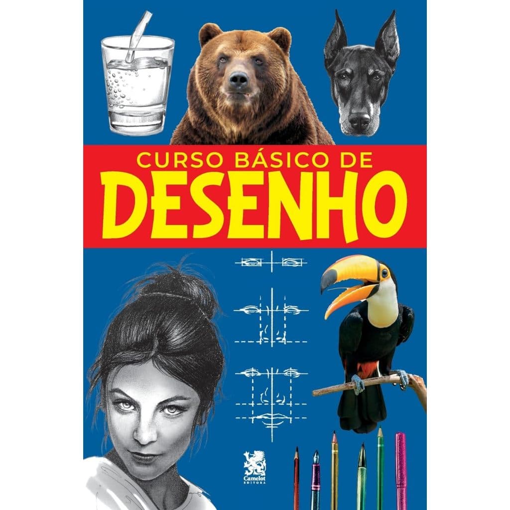 Livro Curso Básico de Desenho - ENVIO IMEDIATO E MELHOR PREÇO!!