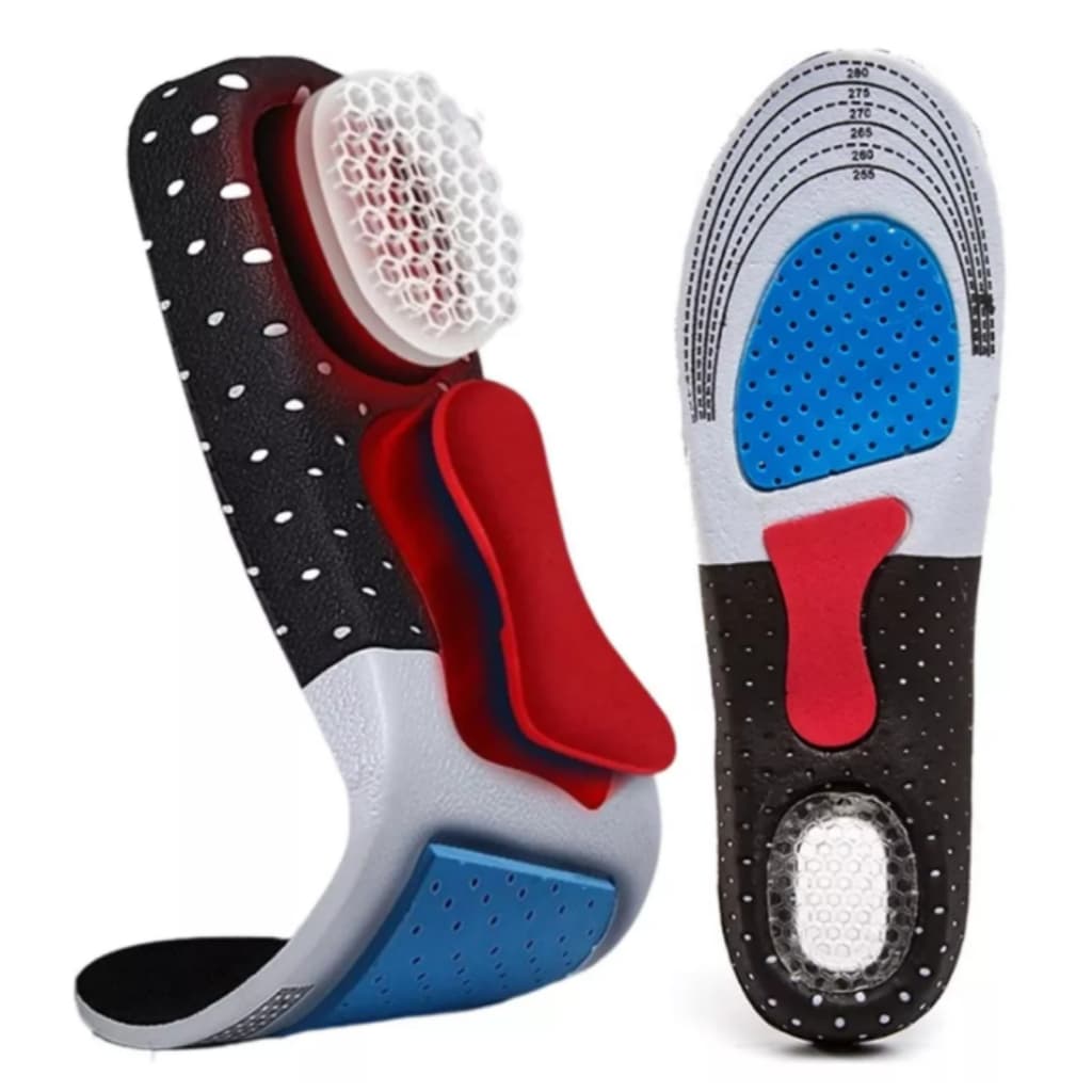 Kit 2 - Palmilha Macia Anti Dor Tratamento Fascite Plantar E Esporão