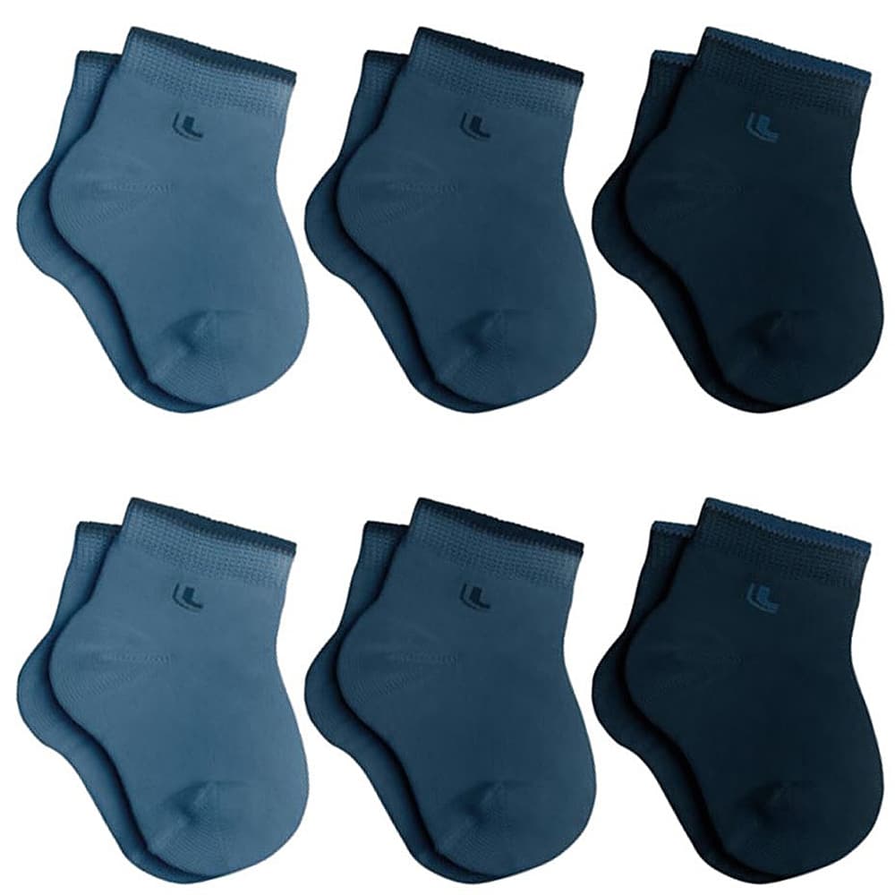 Kit 06 Meia Cano Médio Lupo Punho Soft Baby 02165-089