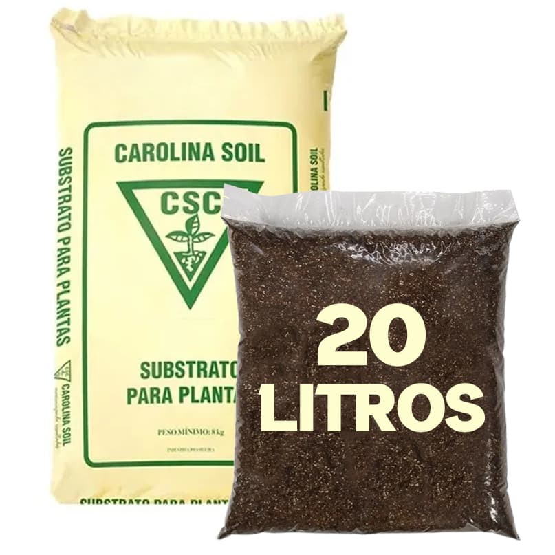 Substrato Carolina Soil Padrão 75H Fracionado 4kg 20 litros