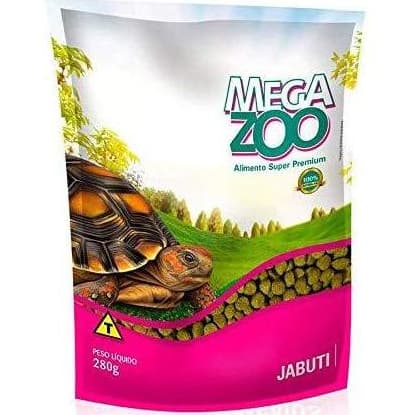 Ração Extrusada Megazoo para Jabutis c/ 280g