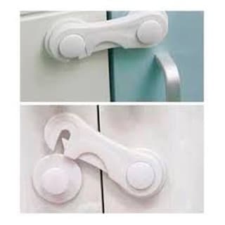 Kit com 4 Trava de Segurança Bebê para Armários Gaveta Portas - Clink