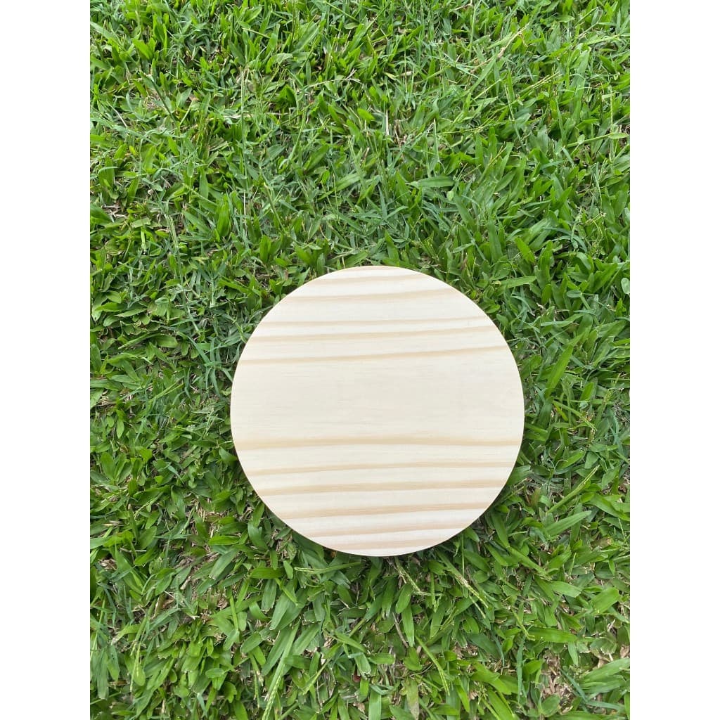 Tabua redonda de madeira pinus 20cm